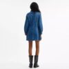 Abito in denim a maniche lunghe in cotone biologico