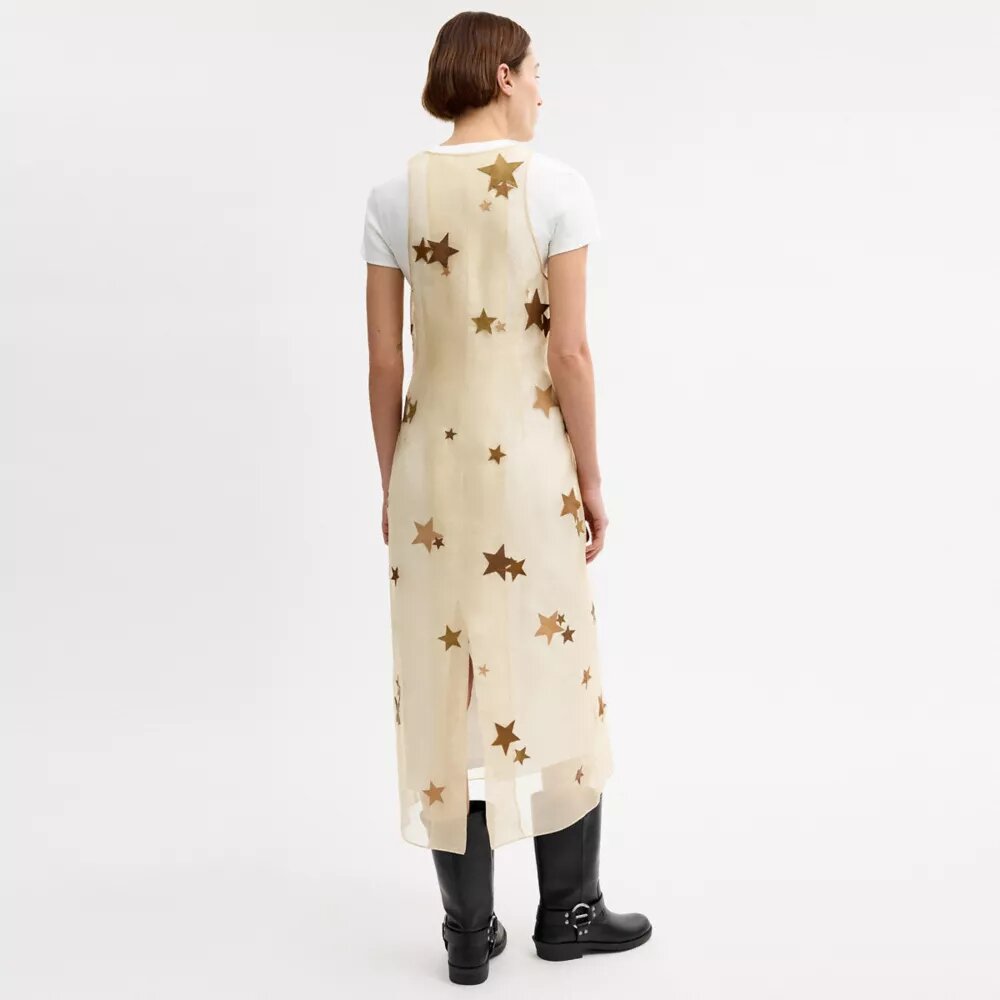 Abito in organza a stelle