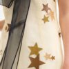 Abito in organza a stelle