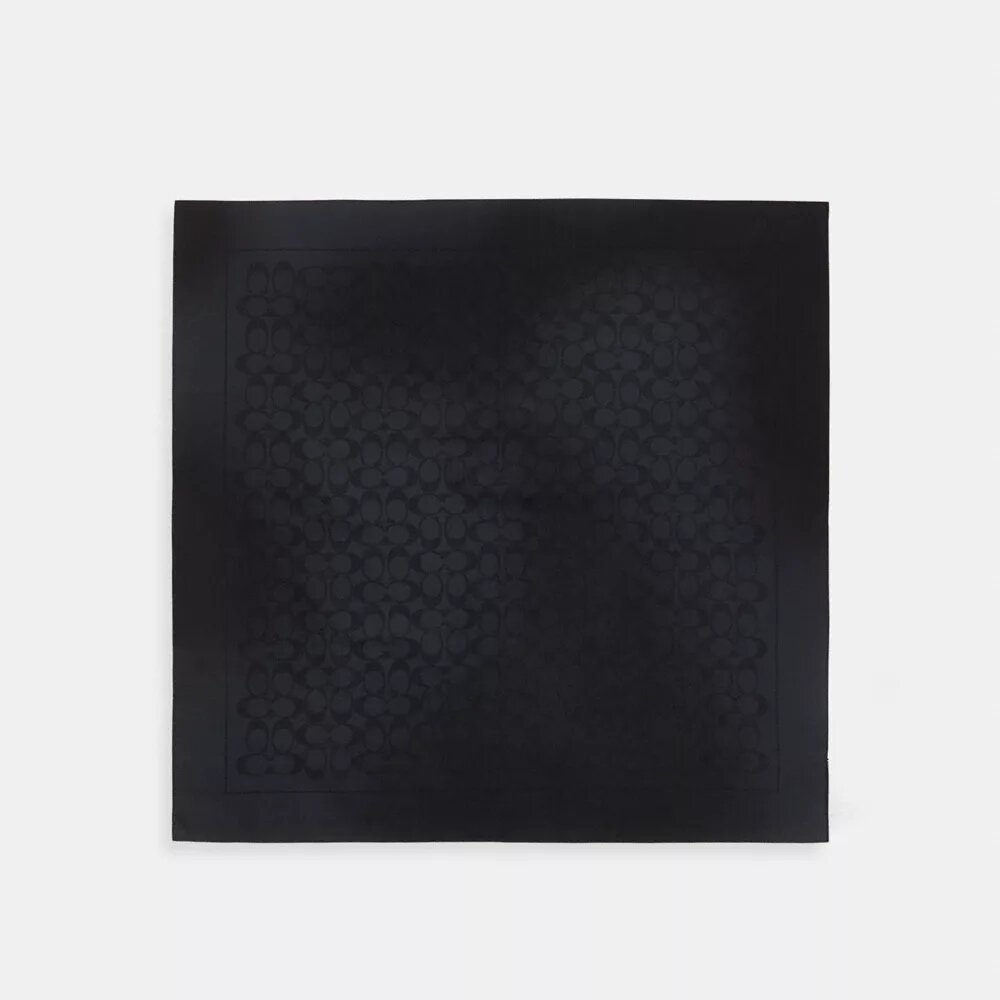 Bandana con stampa distintiva testurizzata