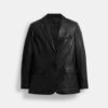 Blazer in pelle