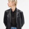 Blazer in pelle