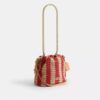 Borsa a coulisse Faye Mini a righe