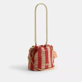 Borsa a coulisse Faye Mini a righe