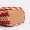 Borsa a coulisse Faye Mini a righe
