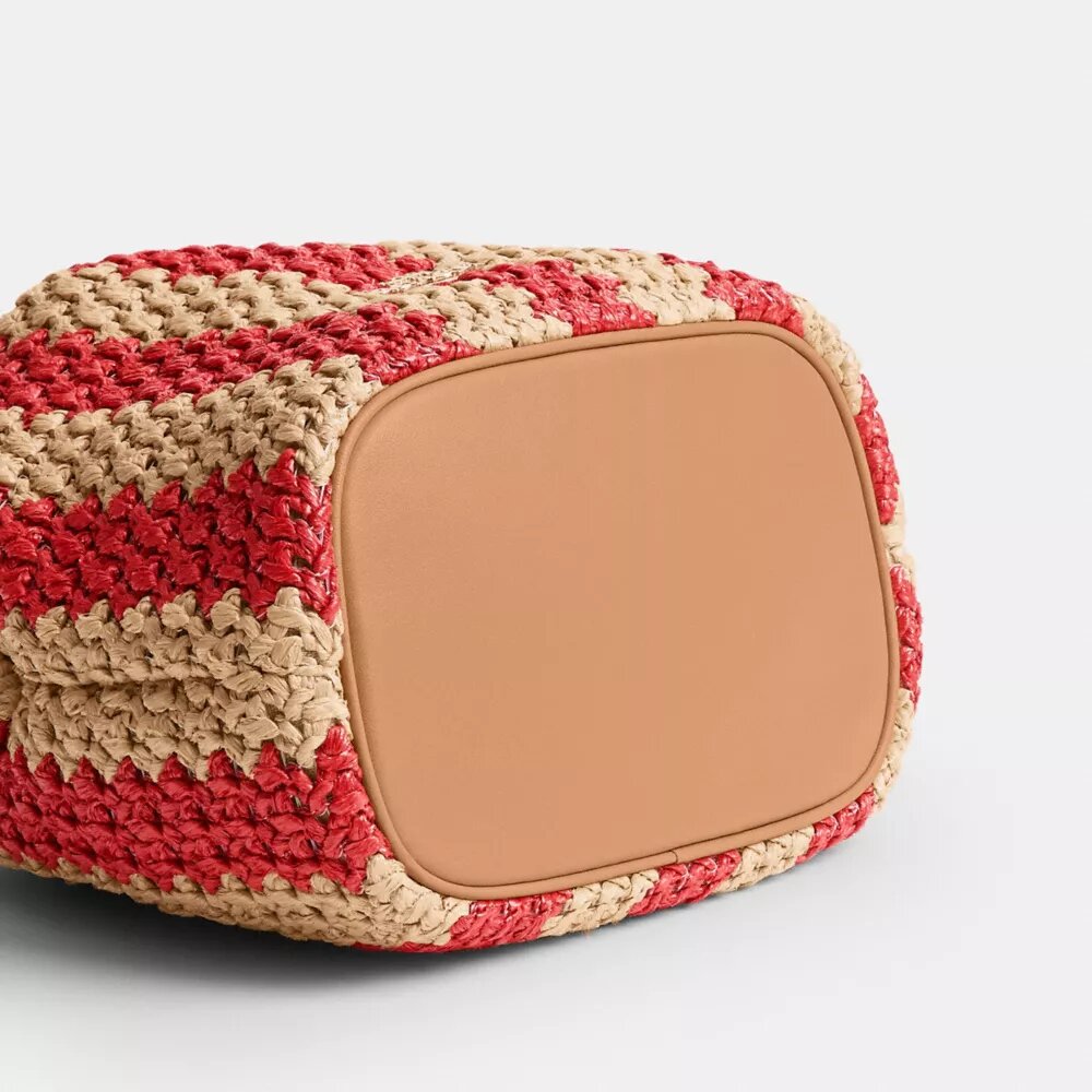 Borsa a coulisse Faye Mini a righe