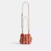 Borsa a coulisse Faye Mini a righe