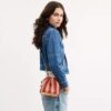 Borsa a coulisse Faye Mini a righe
