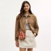 Borsa a coulisse Faye Mini a righe