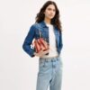 Borsa a coulisse Faye Mini a righe