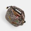 Borsa a coulisse Faye Mini in jacquard esclusivo con ricami floreali