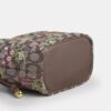 Borsa a coulisse Faye Mini in jacquard esclusivo con ricami floreali