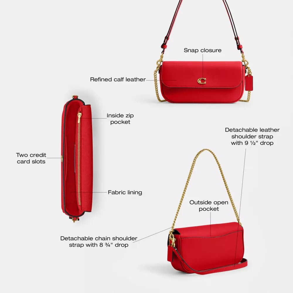 Borsa a patta con catena Brooke
