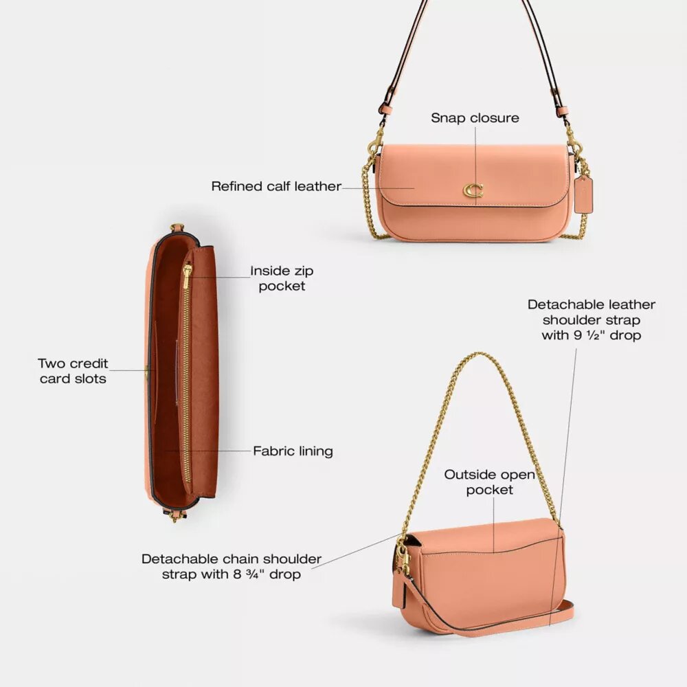 Borsa a patta con catena Brooke
