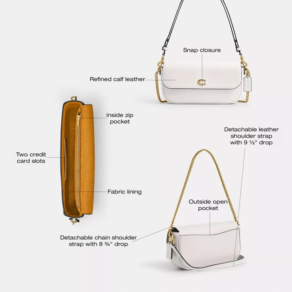 Borsa a patta con catena Brooke