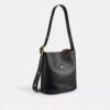 Borsa a secchiello Bleecker con chiusura Kisslock
