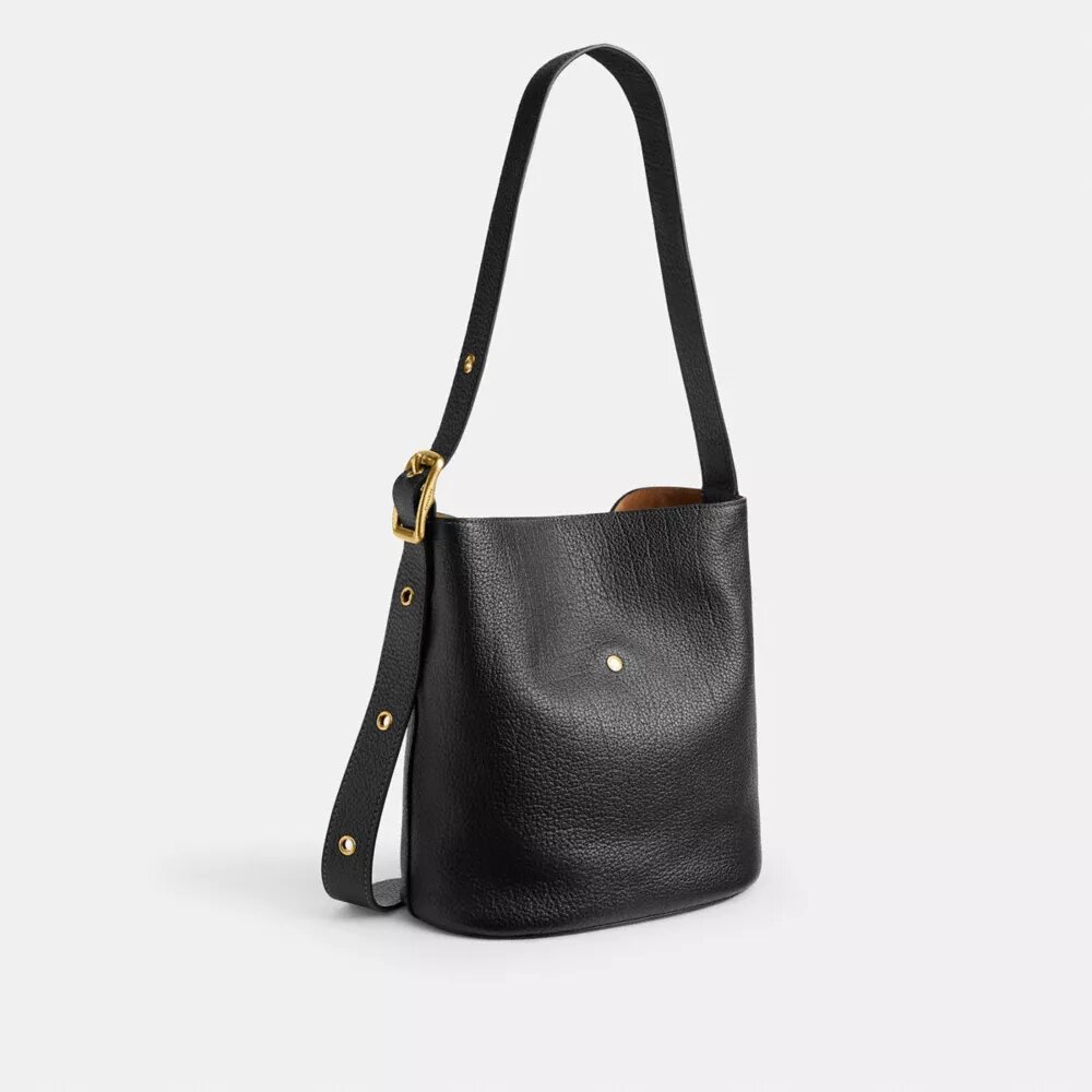 Borsa a secchiello Bleecker con chiusura Kisslock