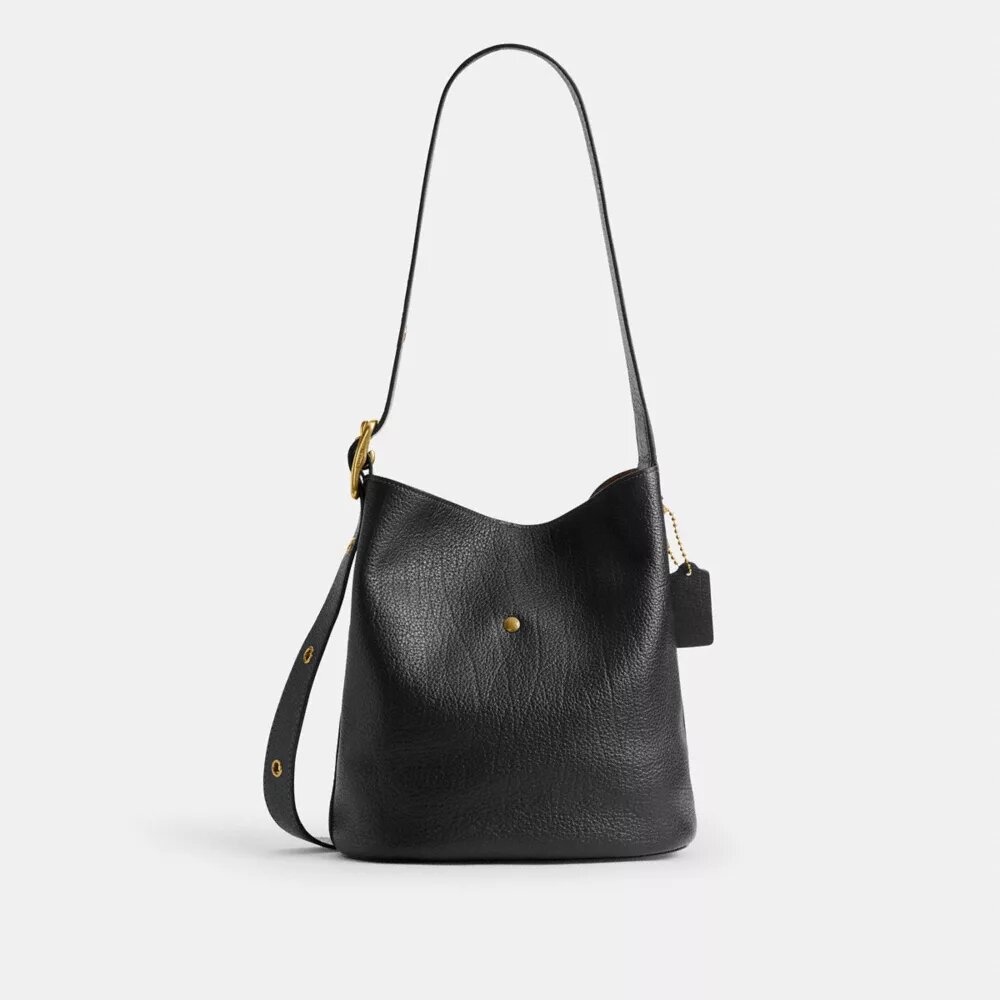 Borsa a secchiello Bleecker con chiusura Kisslock