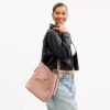 Borsa a secchiello Bleecker con chiusura Kisslock