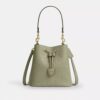 Borsa a secchiello Rowan in pelle esclusiva