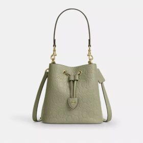 Borsa a secchiello Rowan in pelle esclusiva