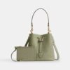 Borsa a secchiello Rowan in pelle esclusiva
