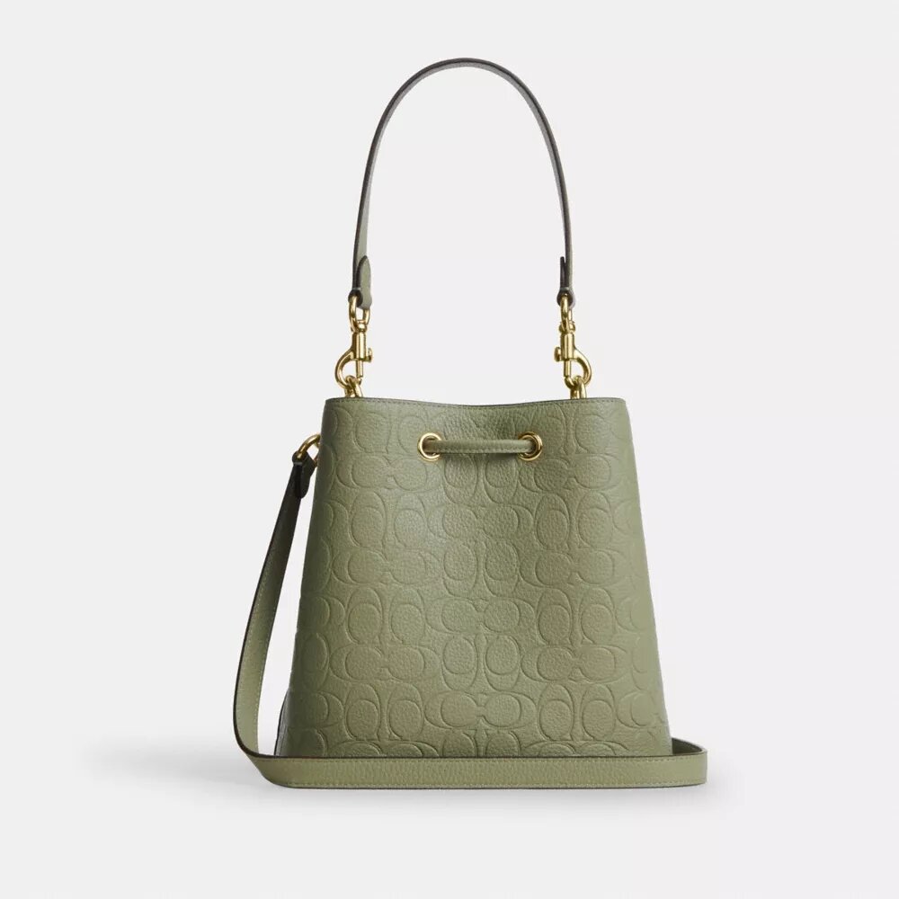 Borsa a secchiello Rowan in pelle esclusiva