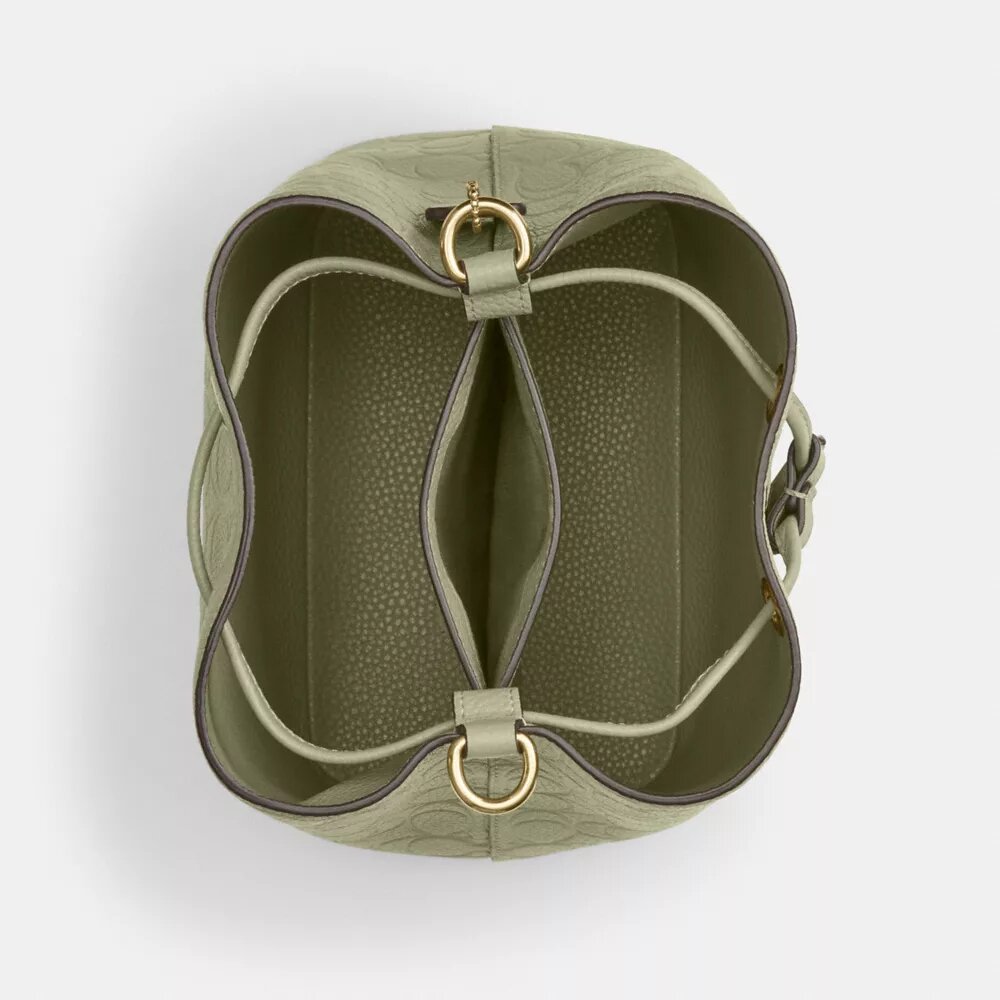 Borsa a secchiello Rowan in pelle esclusiva
