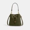 Borsa a secchiello Rowan in Signature Canvas