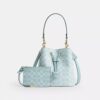 Borsa a secchiello Rowan in Signature Canvas