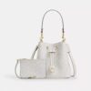 Borsa a secchiello Rowan in Signature Canvas