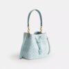 Borsa a secchiello Rowan in Signature Canvas