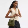 Borsa a secchiello Rowan in Signature Canvas
