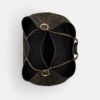 Borsa a secchiello Rowan in Signature Canvas con ciondoli