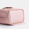 Borsa a secchiello Rowan in Signature Canvas con ciondoli