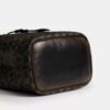 Borsa a secchiello Rowan in Signature Canvas con ciondoli