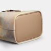 Borsa a secchiello Rowan in Signature Canvas Rainbow