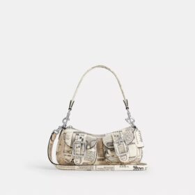Borsa a spalla Ashton con stampa giornale