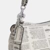 Borsa a spalla Ashton con stampa giornale