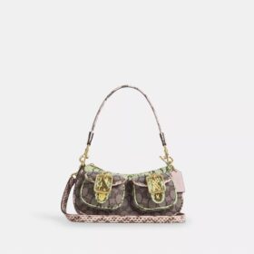 Borsa a spalla Ashton in jacquard esclusivo