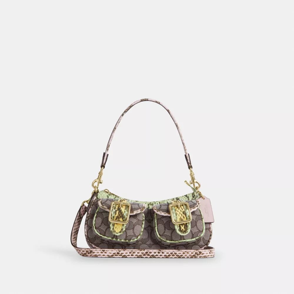 Borsa a spalla Ashton in jacquard esclusivo