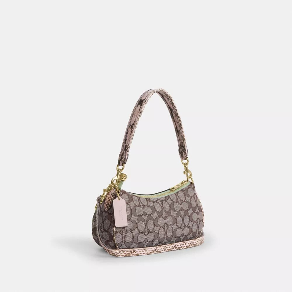 Borsa a spalla Ashton in jacquard esclusivo