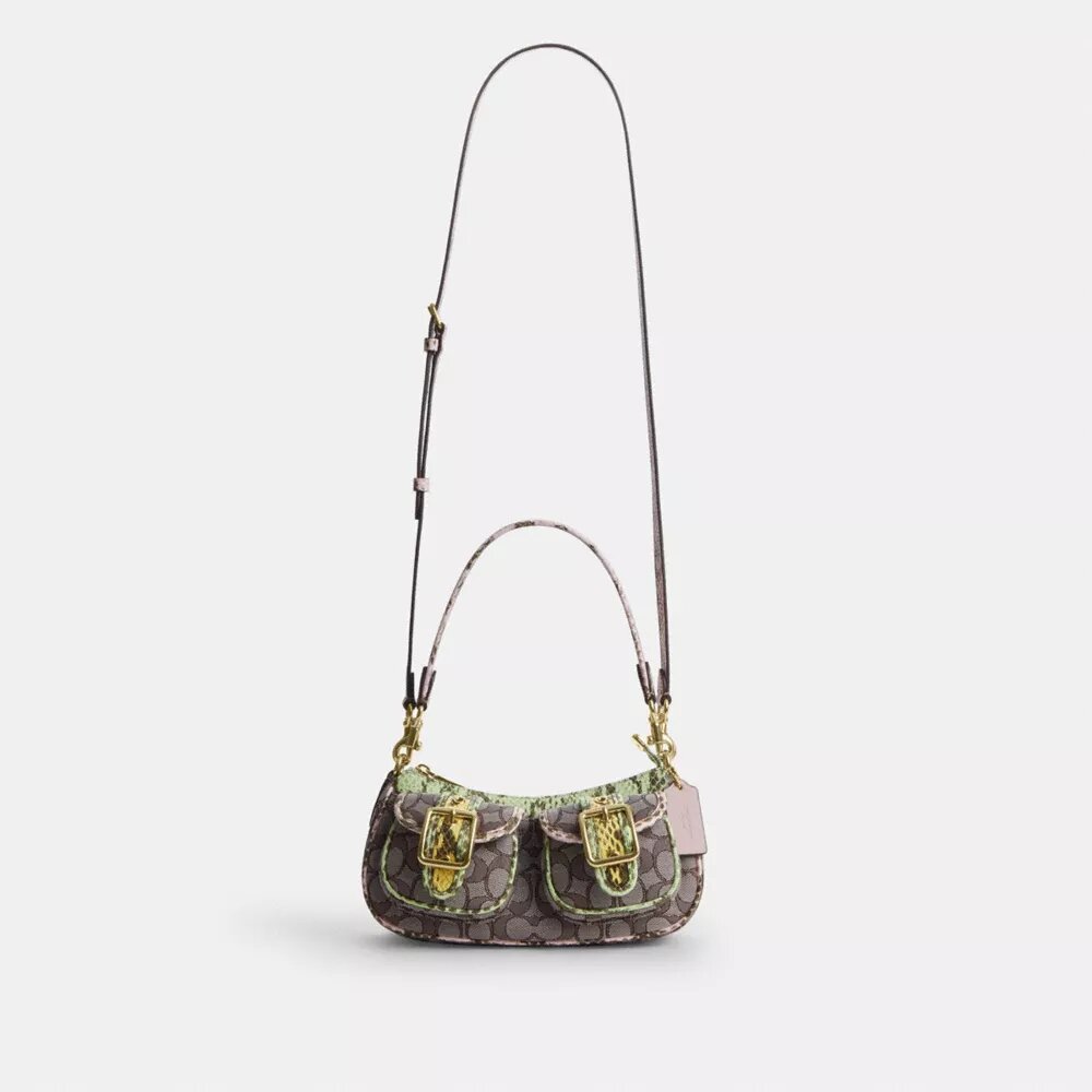 Borsa a spalla Ashton in jacquard esclusivo