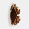 Borsa a spalla Ashton in pelle di vitello con stampa bovina