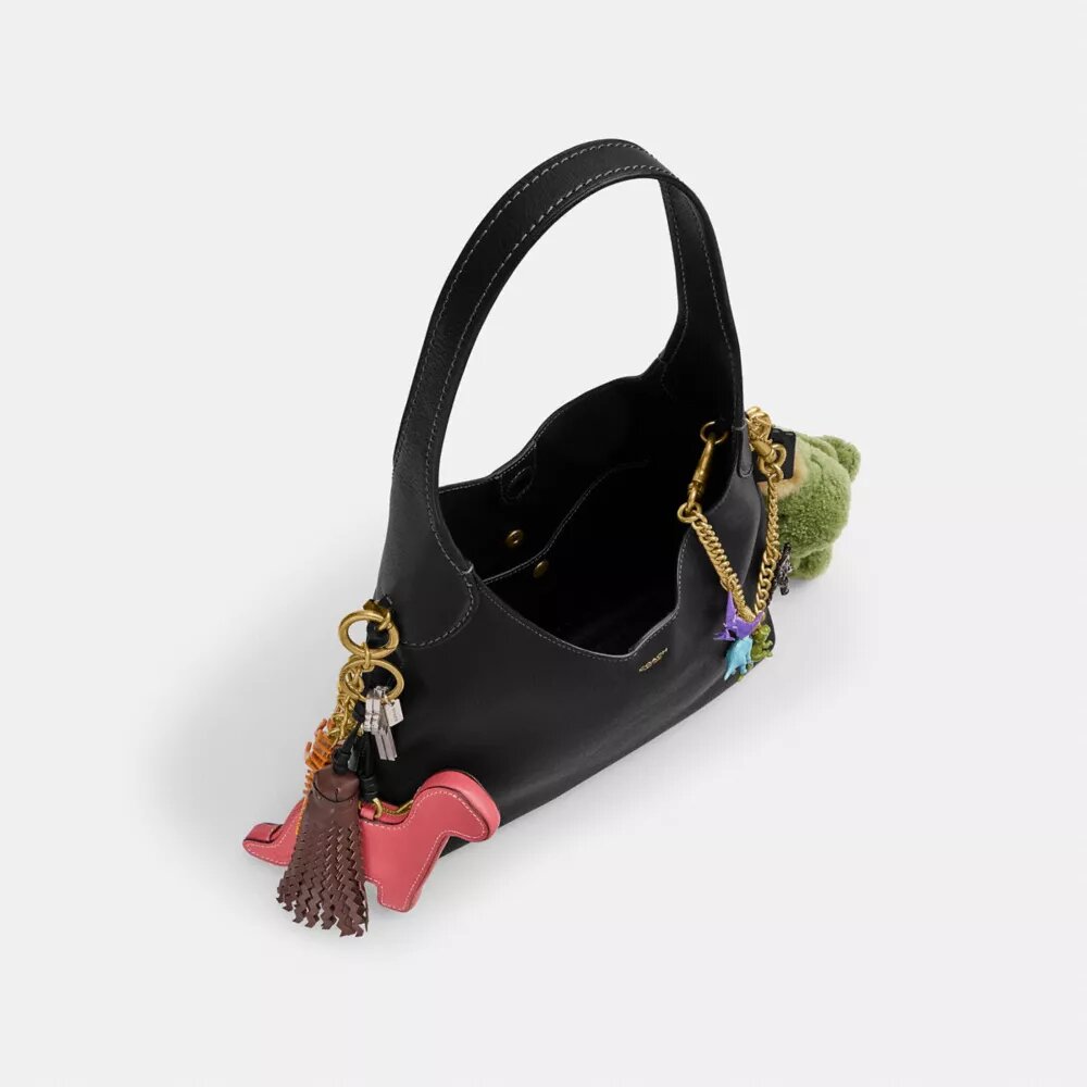 Borsa a spalla Brooklyn 28 con ciondoli per il 10° compleanno di Rexy