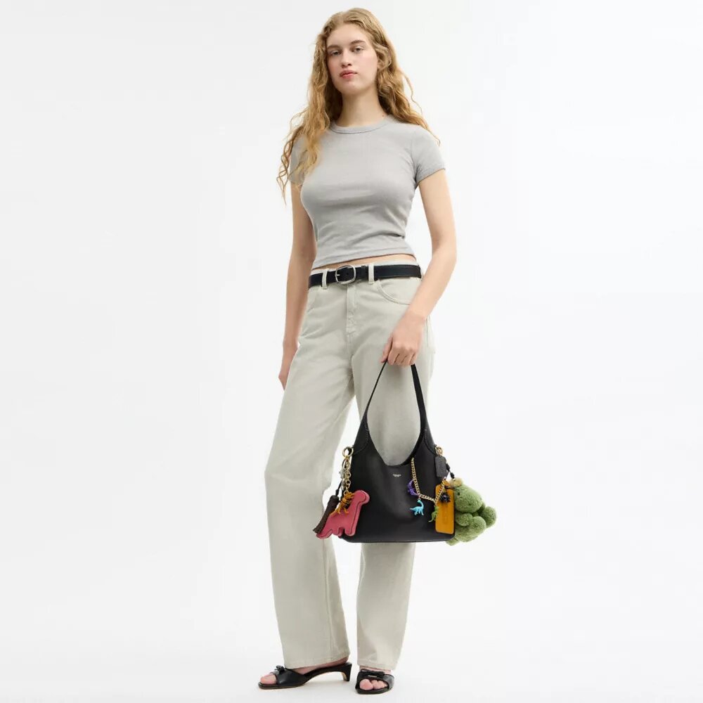 Borsa a spalla Brooklyn 28 con ciondoli per il 10° compleanno di Rexy