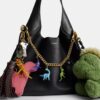 Borsa a spalla Brooklyn 28 con ciondoli per il 10° compleanno di Rexy