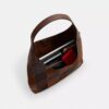 Borsa a spalla Brooklyn 39 con patchwork in pelle di serpente
