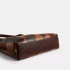 Borsa a spalla Brooklyn 39 con patchwork in pelle di serpente