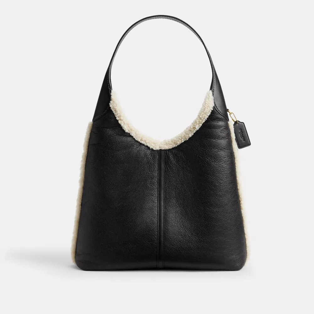 Borsa a spalla Brooklyn 39 in shearling